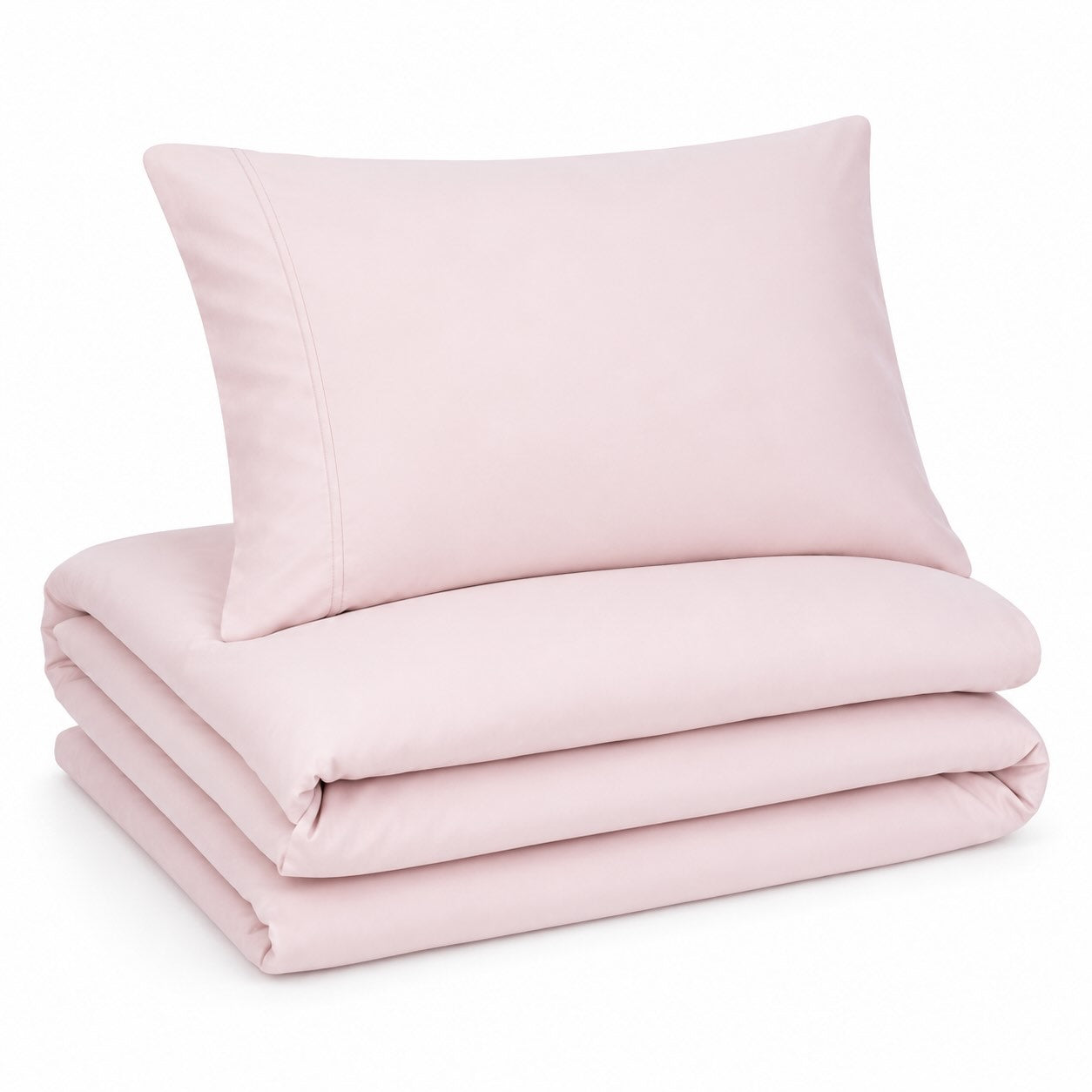 Premium Quilt Cover Set - Blush - 100% Organic Bamboo Bedding