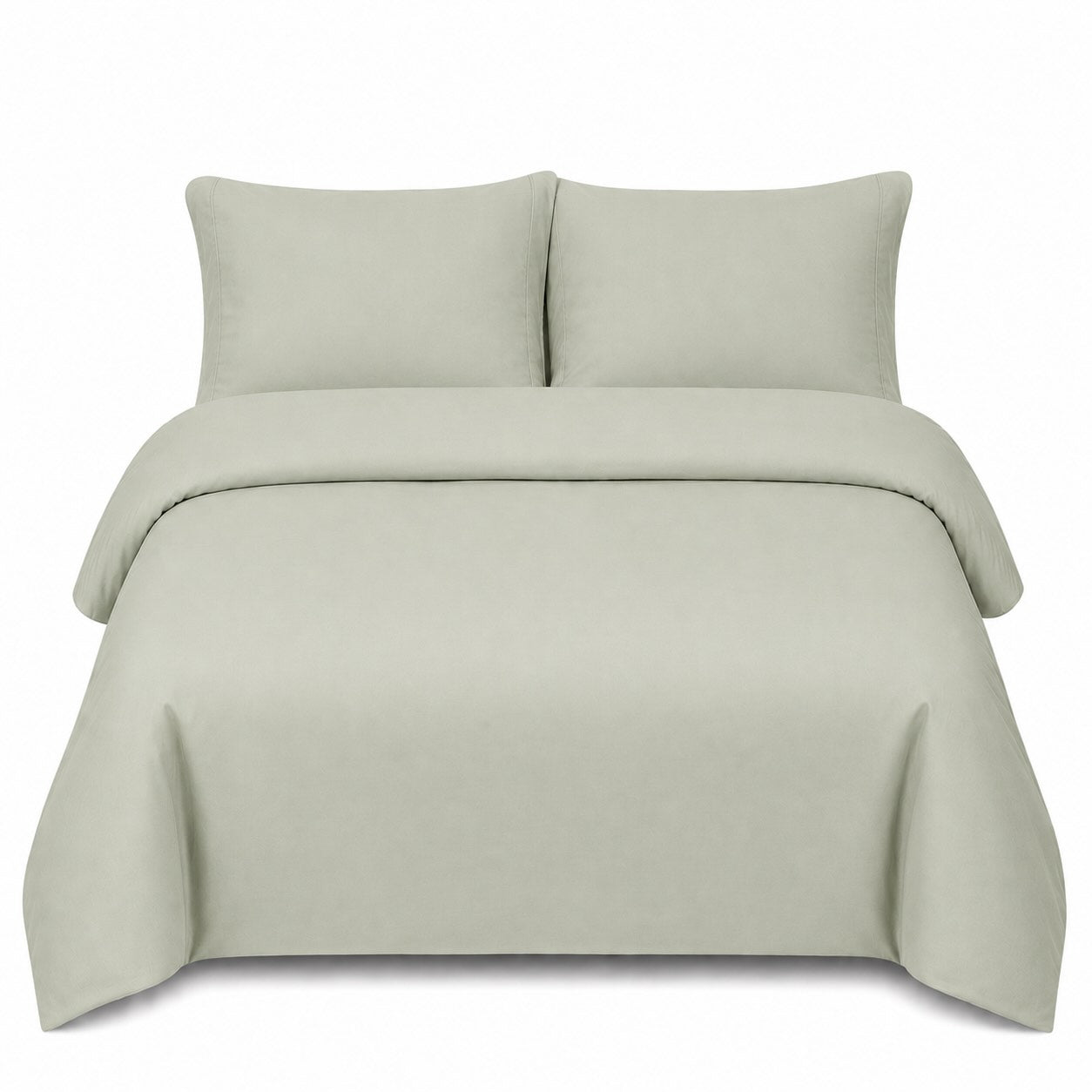 Premium Quilt Cover Set - Sage - 100% Organic Bamboo Bedding
