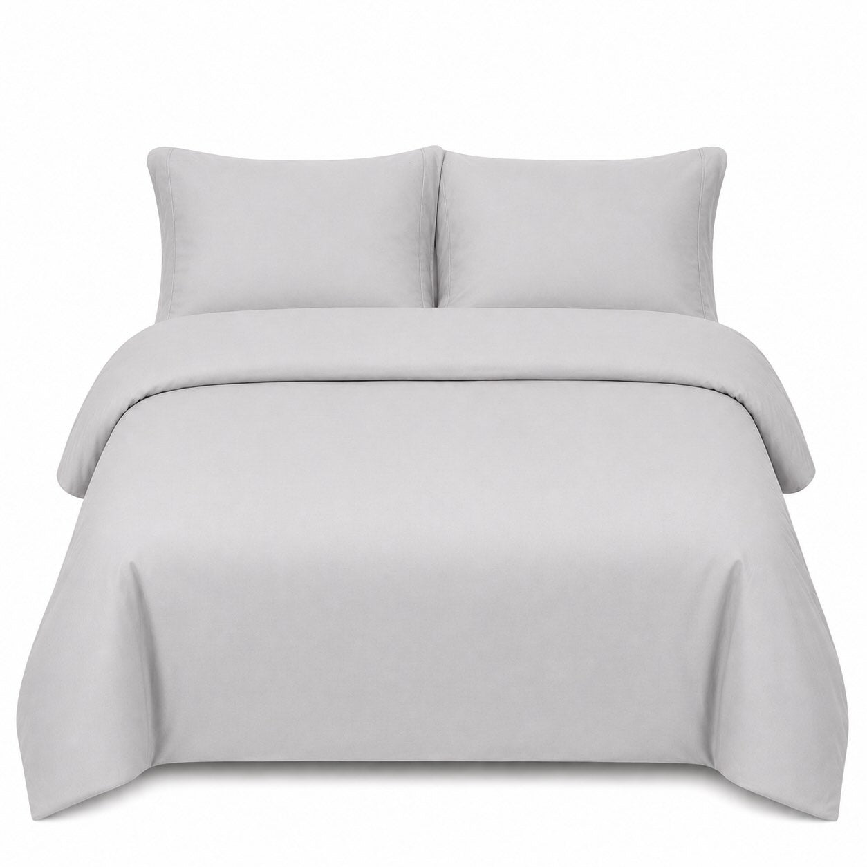 Premium Quilt Cover Set - Silver Shimmer - 100% Organic Bamboo Bedding
