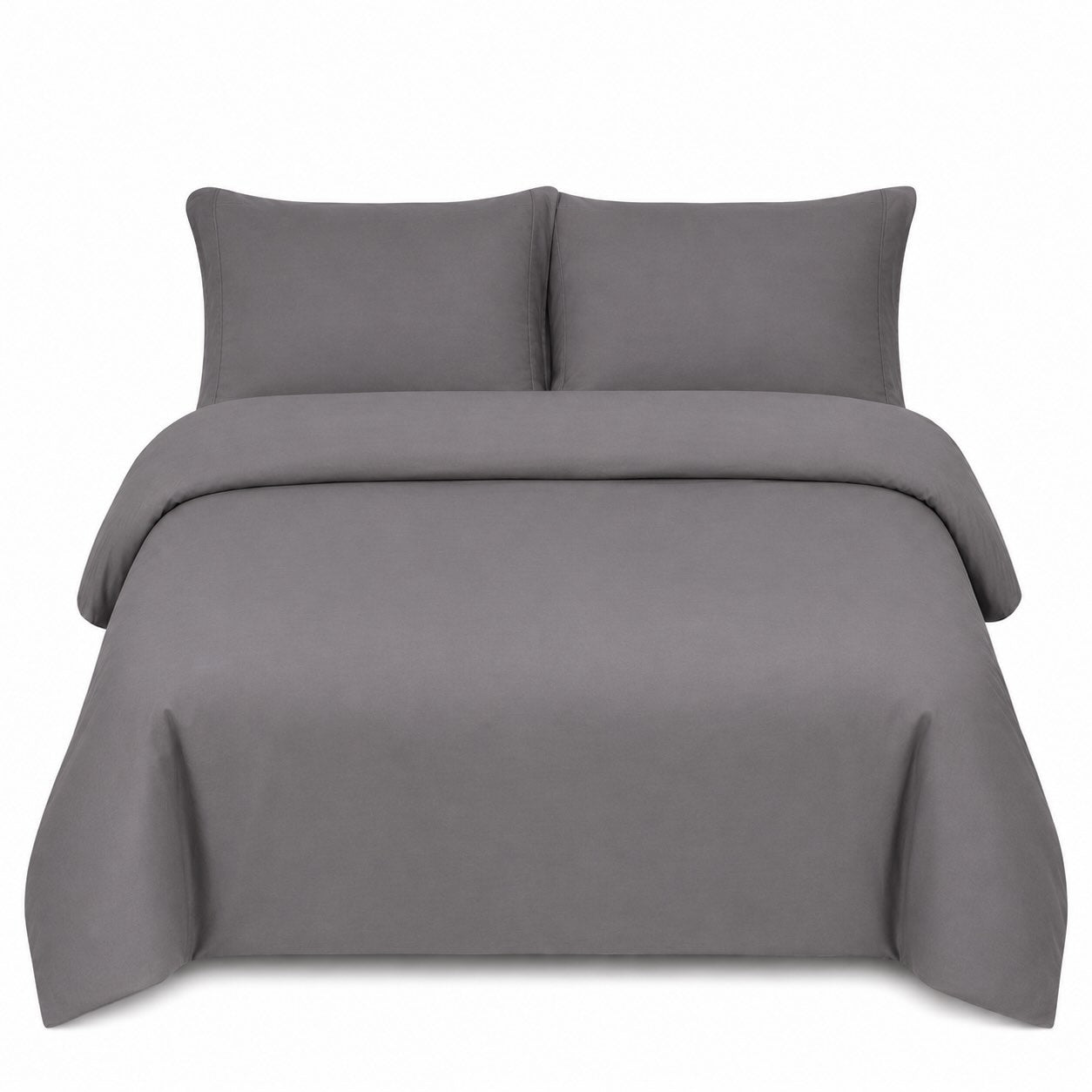 Premium Quilt Cover Set - Slate - 100% Organic Bamboo Bedding