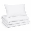 Premium Quilt Cover Set - White - 100% Organic Bamboo Bedding