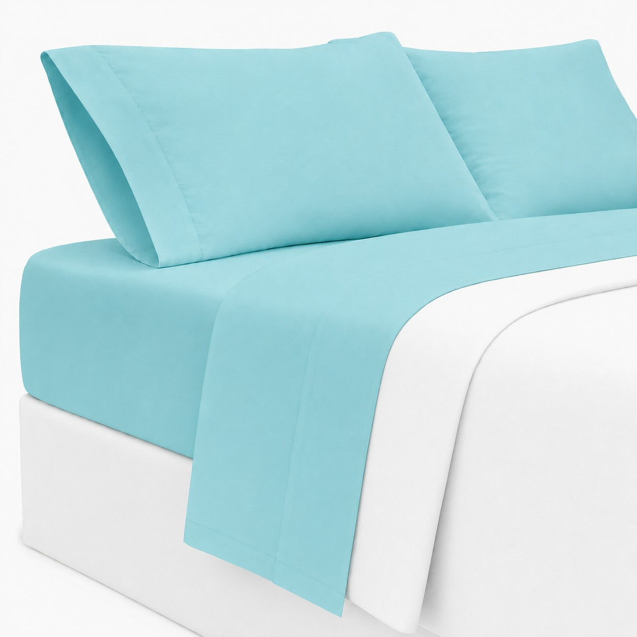 Premium Sheet Set - Aqua - 100% Organic Bamboo Bedding
