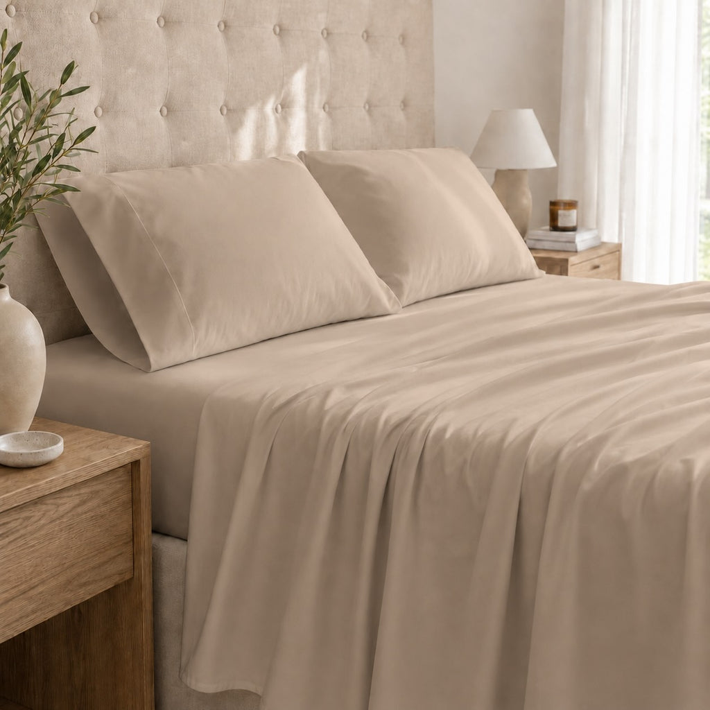 Premium Sheet Set - Latte - 100% Organic Bamboo Bedding