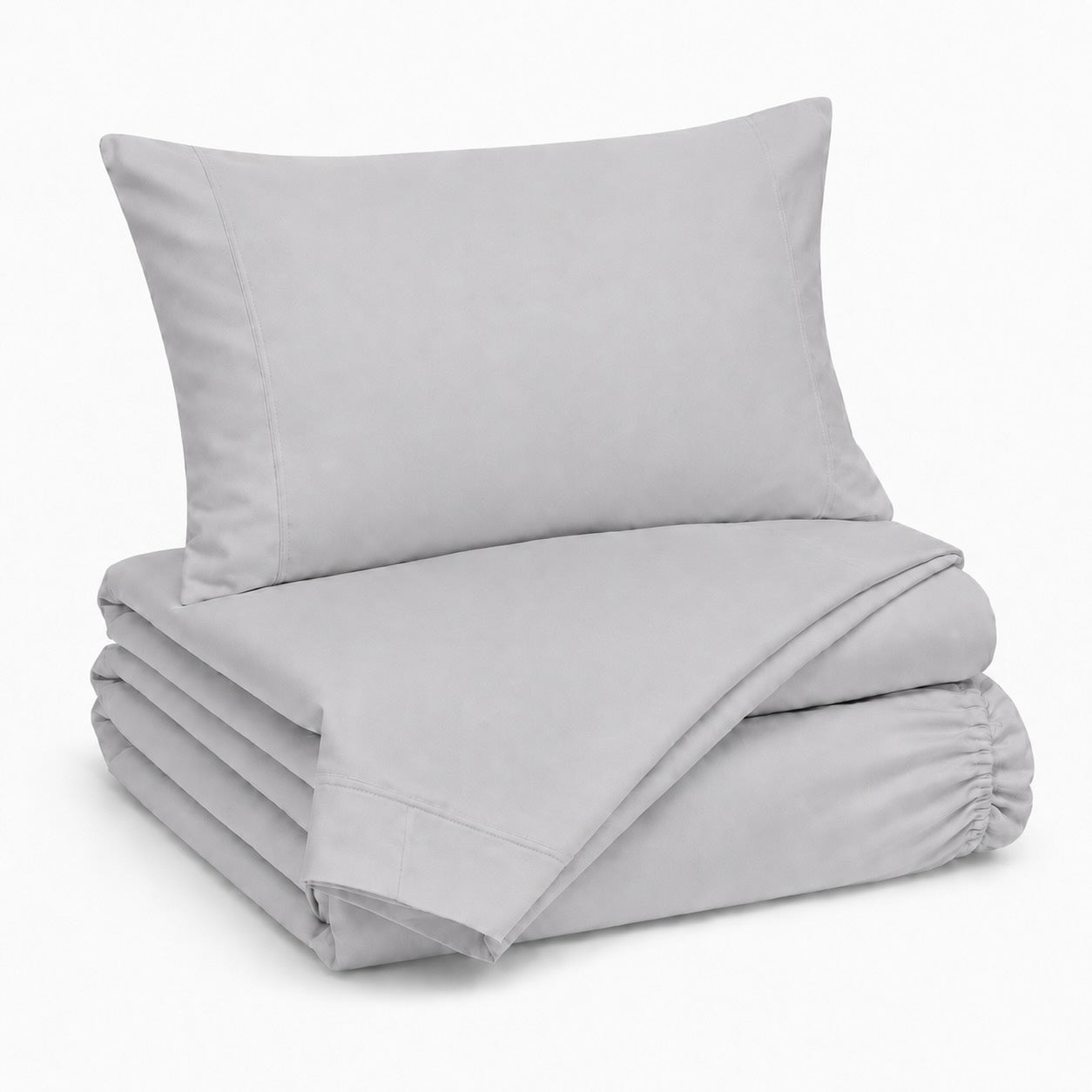 Premium Sheet Set - Silver Shimmer - 100% Organic Bamboo Bedding